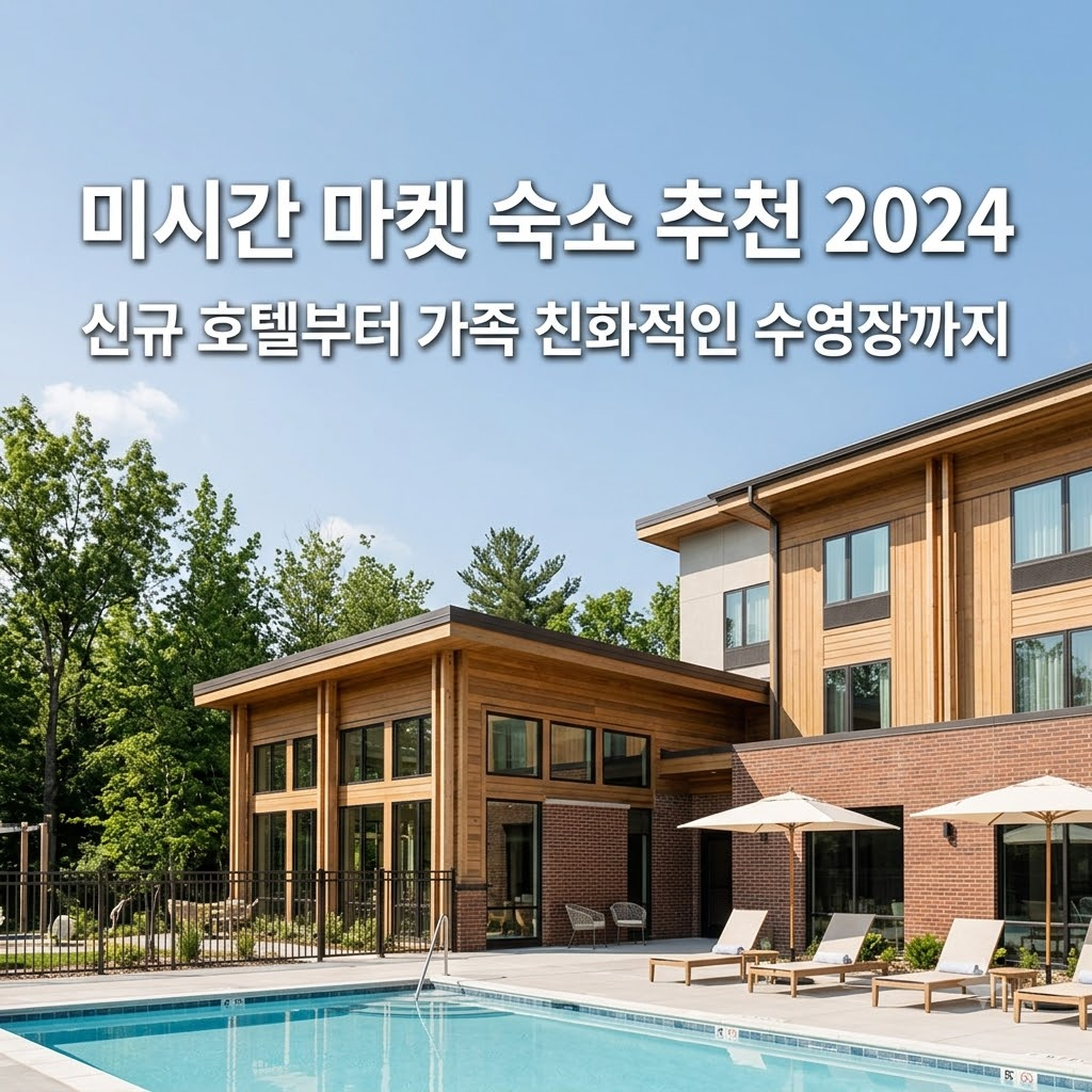미시건 마켓 숙소 추천 2024 신축 호텔부터 가족 전용 수영장 숙소까지