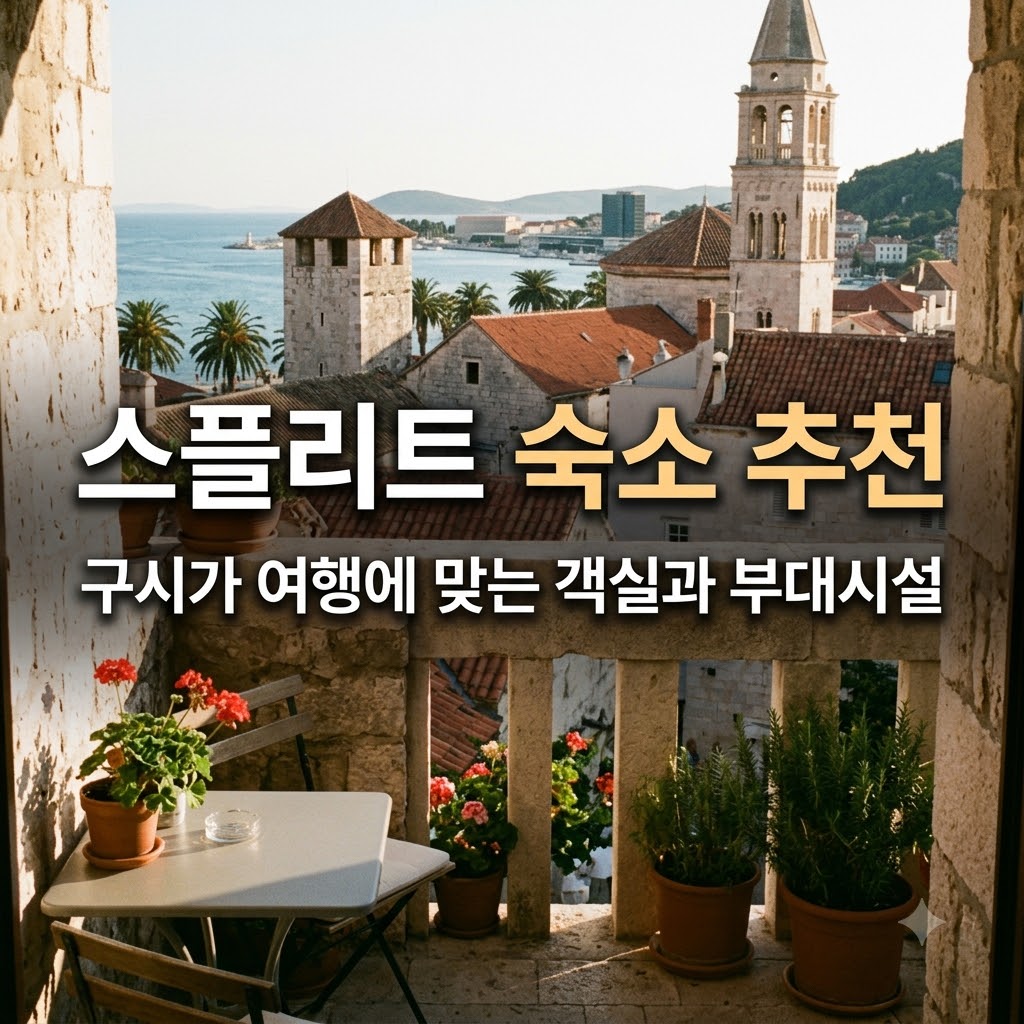 스플리트 숙소 추천 구시가 여행에 맞는 객실과 부대시설